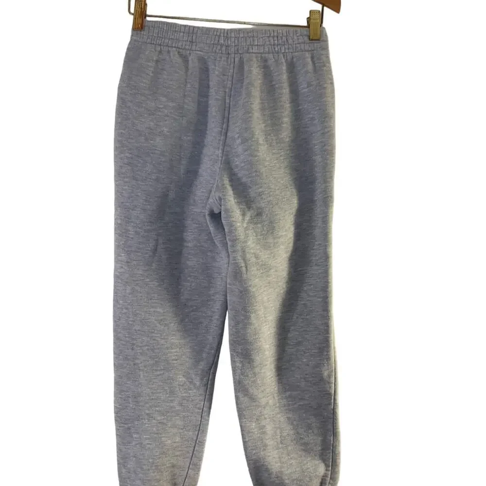 CHAMPION Boy’s Light Grey Logo Sweatpants / Size: Medium